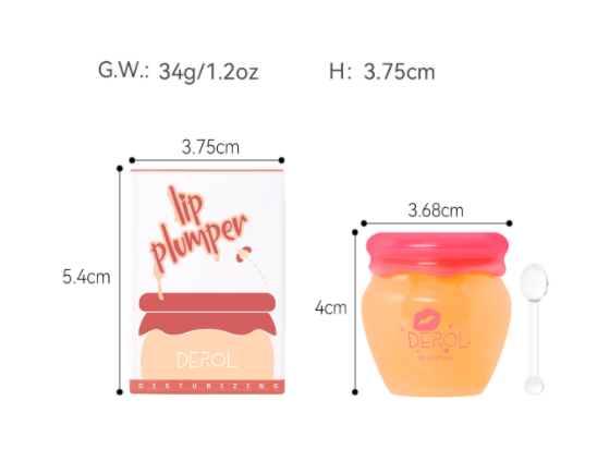 Ginger Mint Lip Plumper Set for Day & Night Moisture