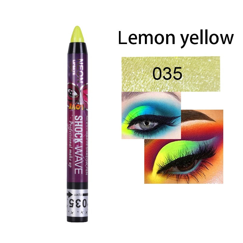 Eye and Lip Pencil Set: 36 Glitter Shades, 2-in-1