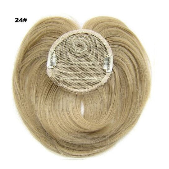 Clip In Bangs Synthetic — Blunt Fringe Hairpiece in 9+