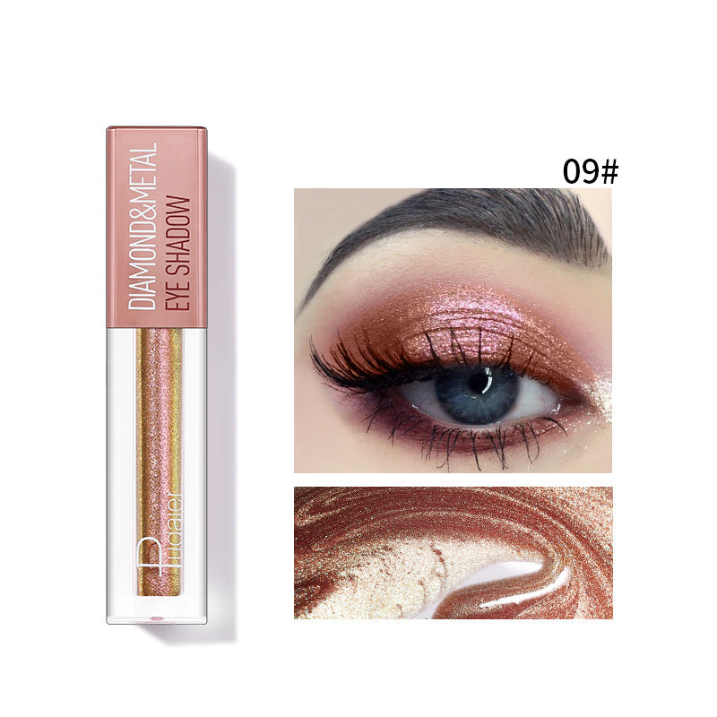 Liquid Eye Shadow for High-Shine Diamond-Metal Sparkle