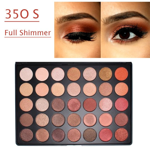 35-Color Warm Eyeshadow Palette for Easy Eye Looks