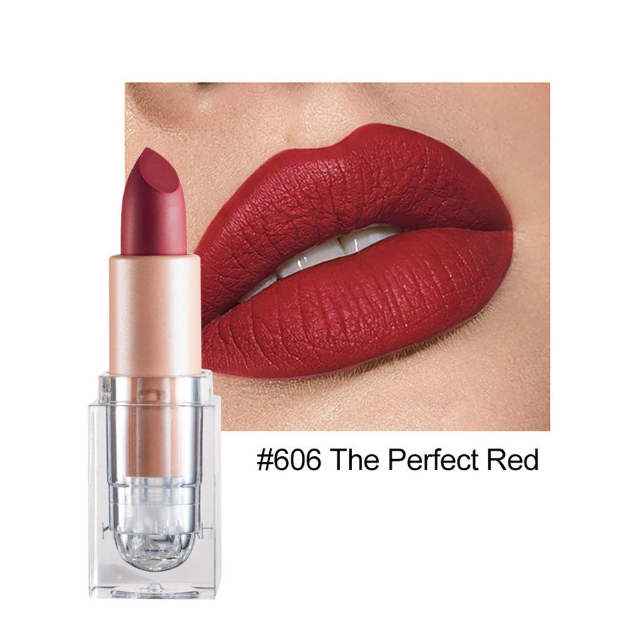 Ice Cube Matte Lipstick Set: Wearable Nude-to-Red Shades