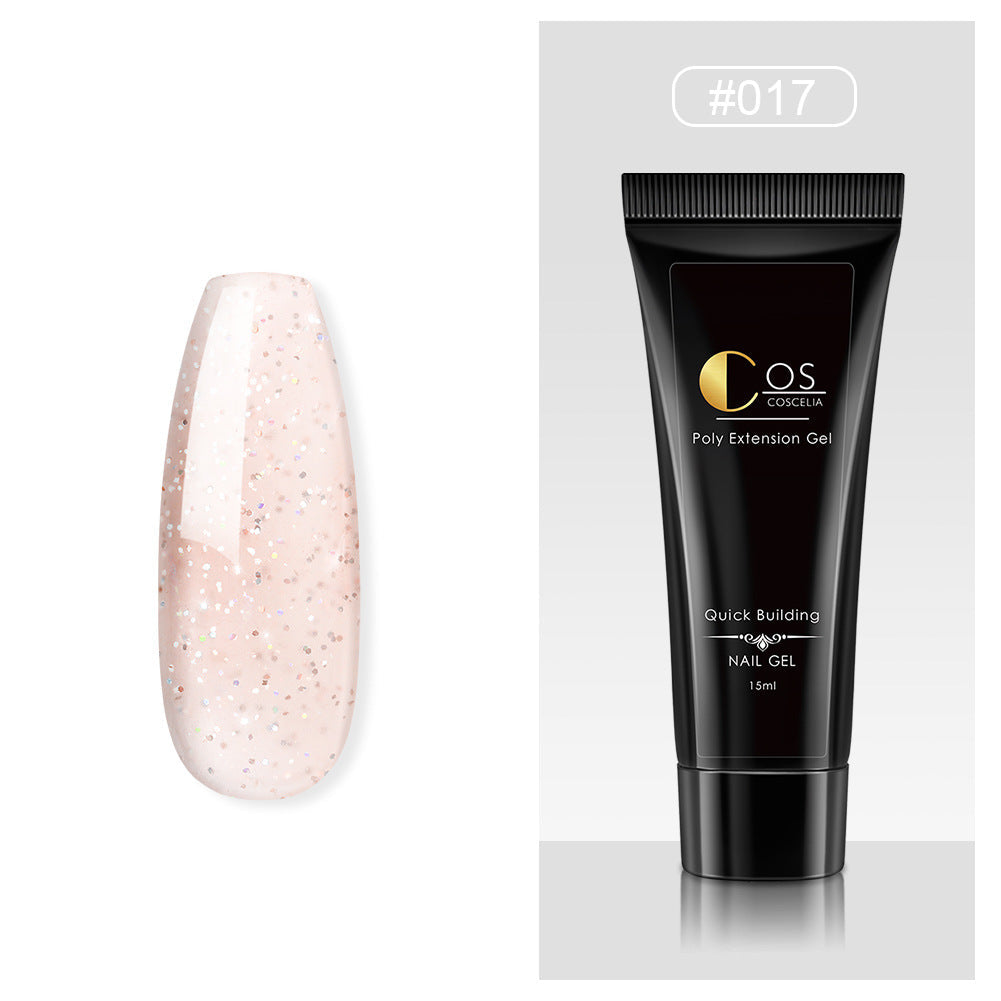 Quick-Building Poly Extension Gel — Heat-Activated Ombre