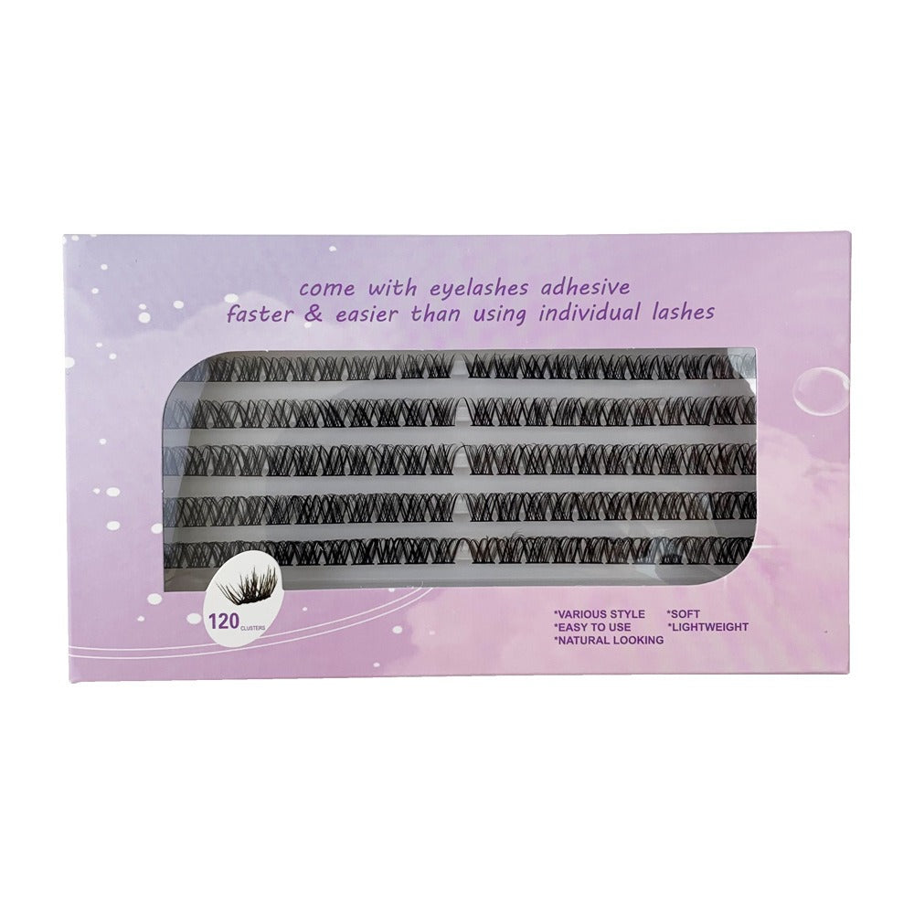 DIY Cluster Eyelash Extensions with Custom 8–16mm Lengths