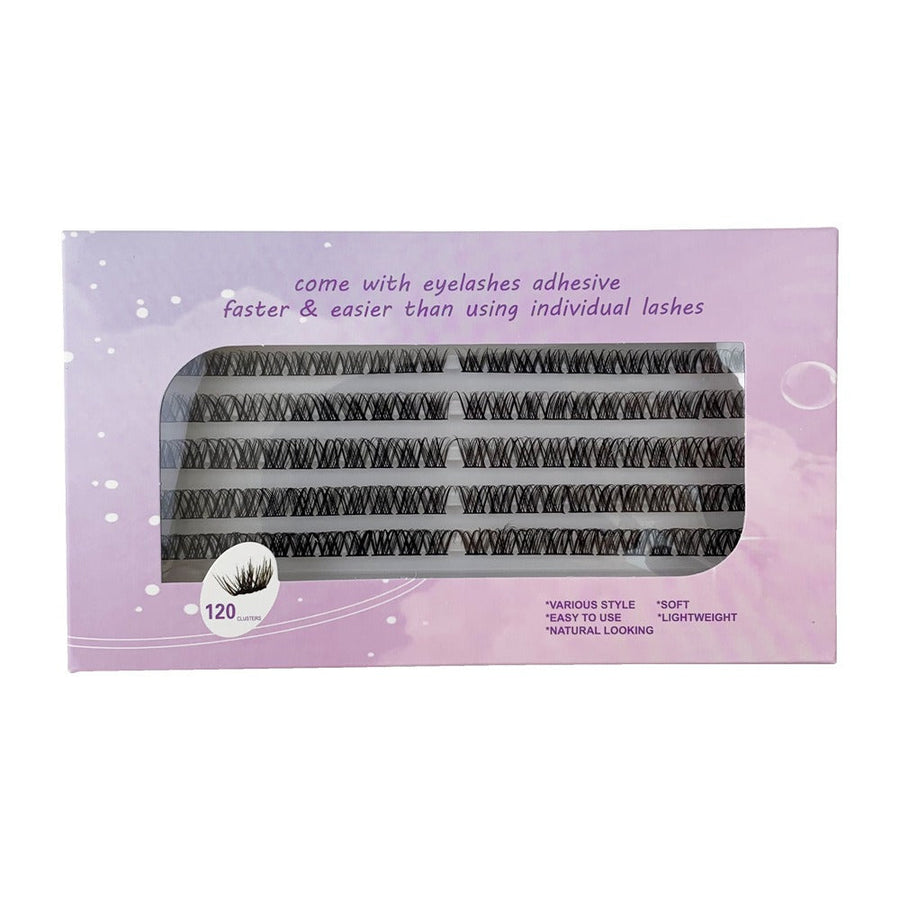 DIY Cluster Eyelash Extensions with Custom 8–16mm Lengths
