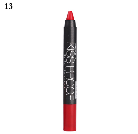 Waterproof Kiss-Proof Lip Pencil Lipstick, Longwear