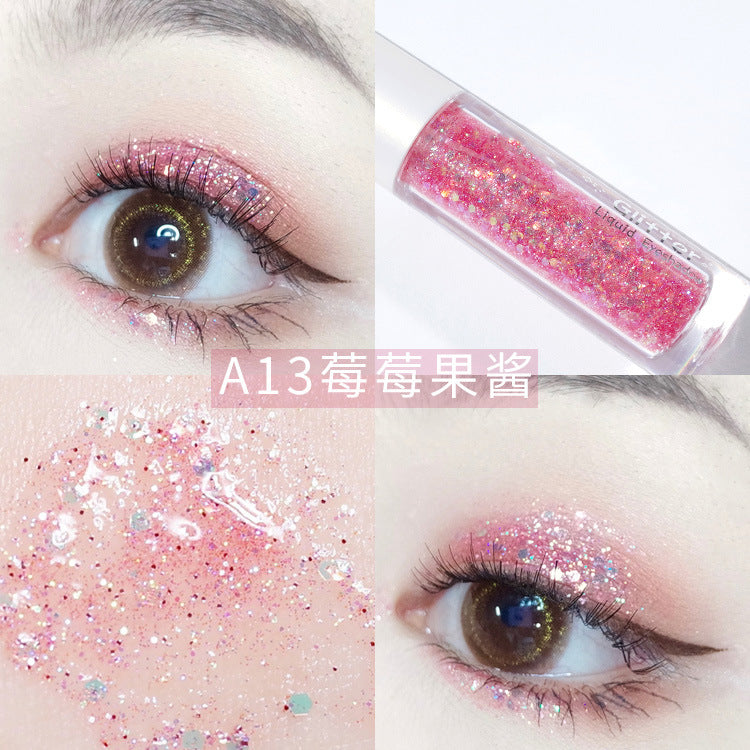 Liquid Glitter Eyeshadow for Instant Starry Eye Looks
