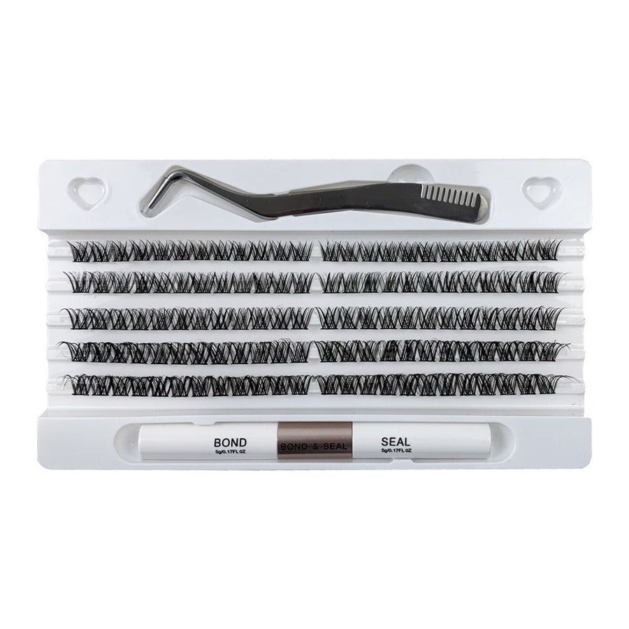 DIY Cluster Eyelash Extensions with Custom 8–16mm Lengths