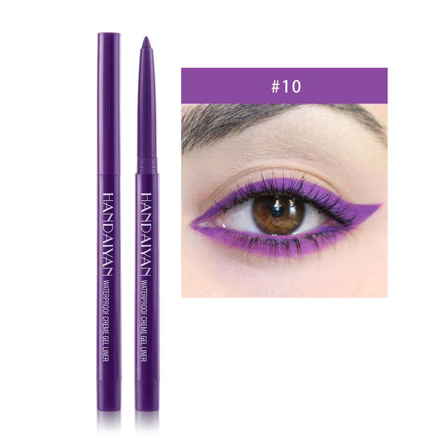 20-Color Waterproof Colorful Eyeliner Pen Set for Looks