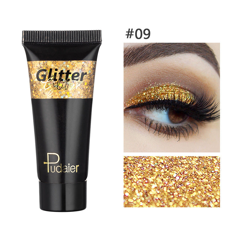 Liquid Glitter Eyeshadow for High-Flash Stage Looks