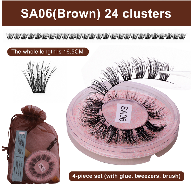 False Eyelashes Set for Custom Natural to Dramatic Looks