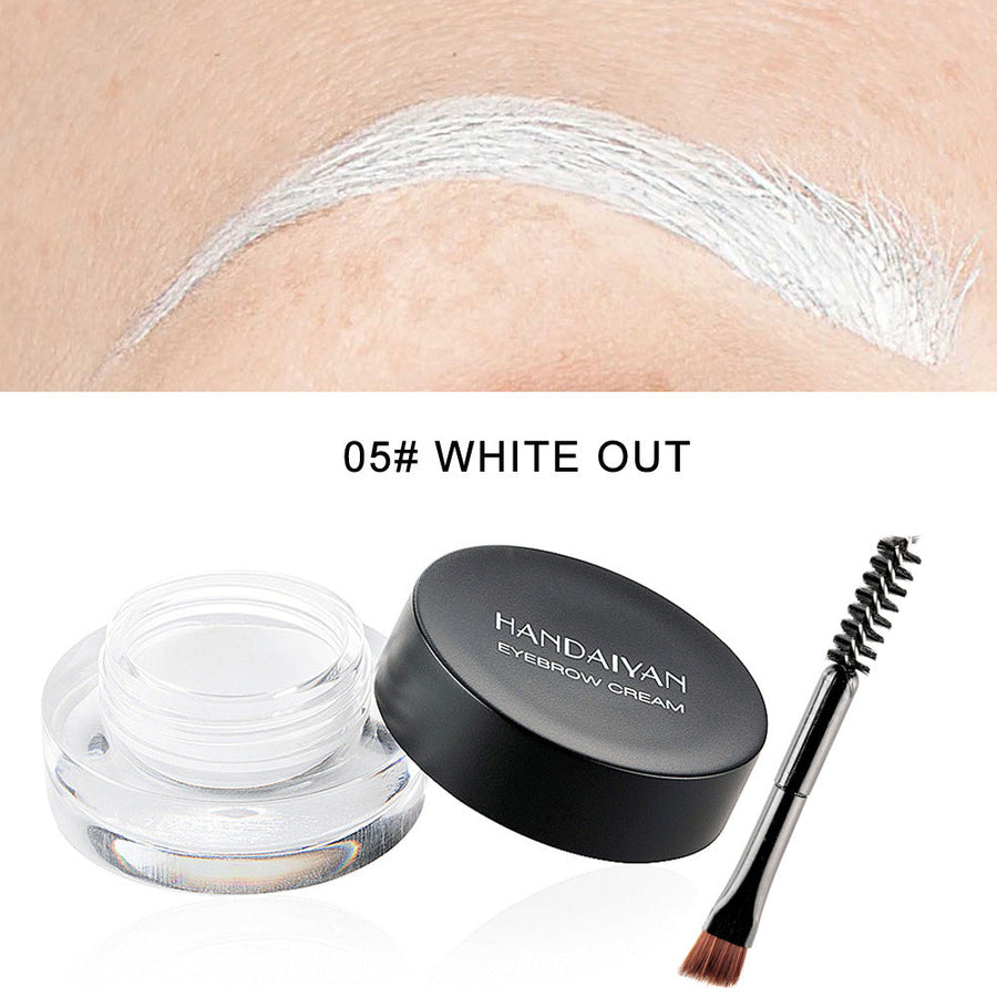 Waterproof Eyebrow Gel & Eyeliner Cream, 12 Colors