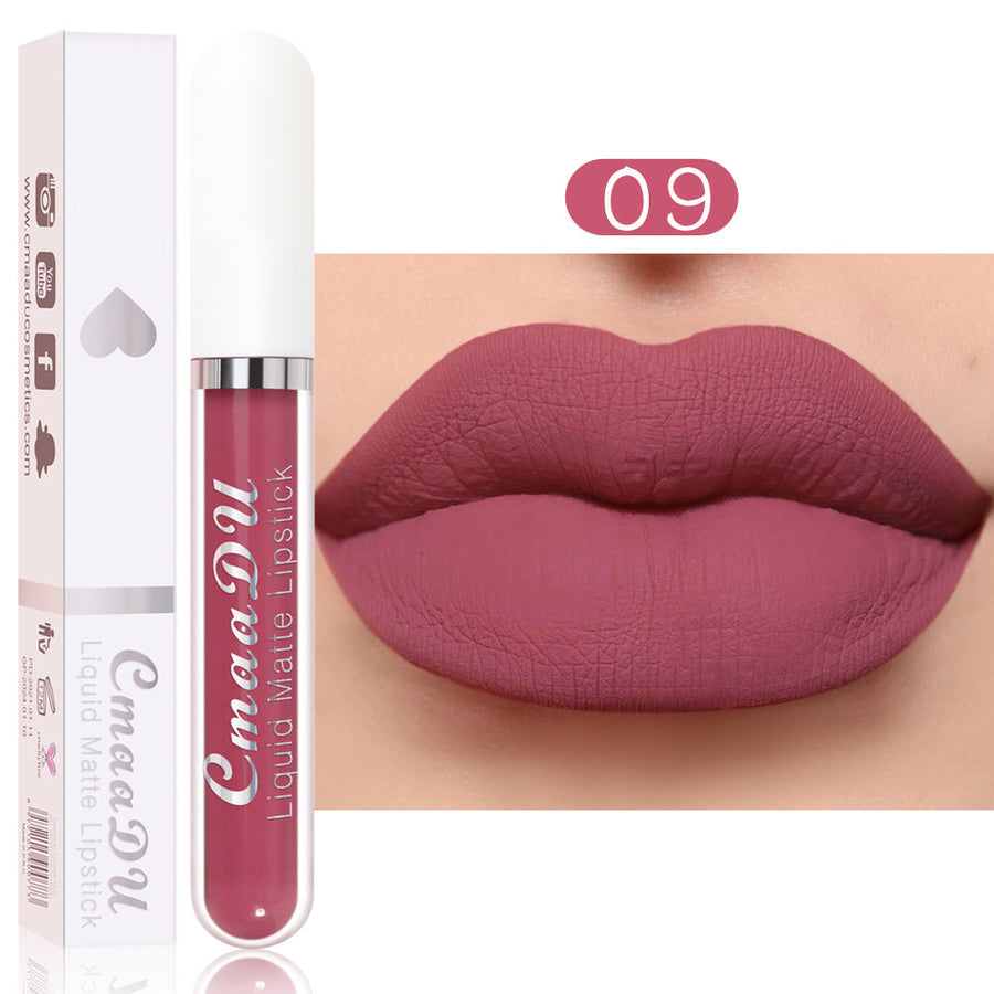 Matte Liquid Lipstick, Waterproof 18-Color Collection
