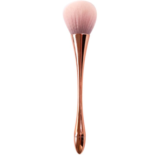 Rose Nail Dust Brush Set — Soft, Fluffy Flower-Shaped Bristles