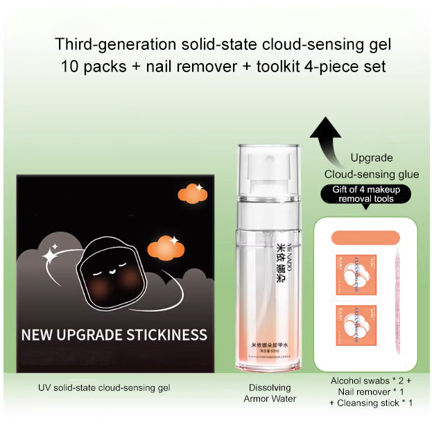 UV Nail Glue Gel — Dual Adhesive for Seamless Press-On