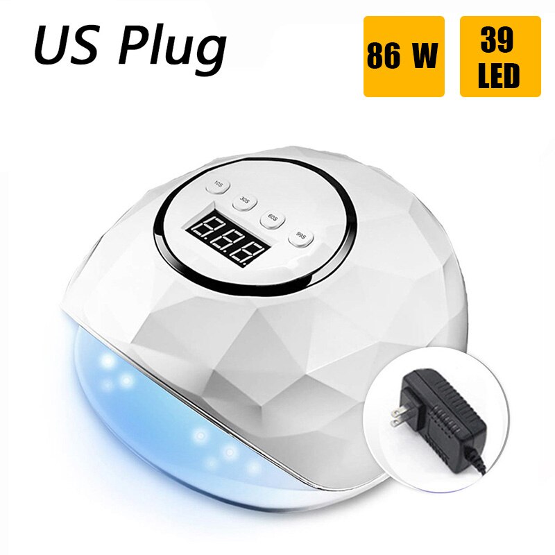 86W UV LED Nail Lamp — Professional Gel Curing in 10 Seconds