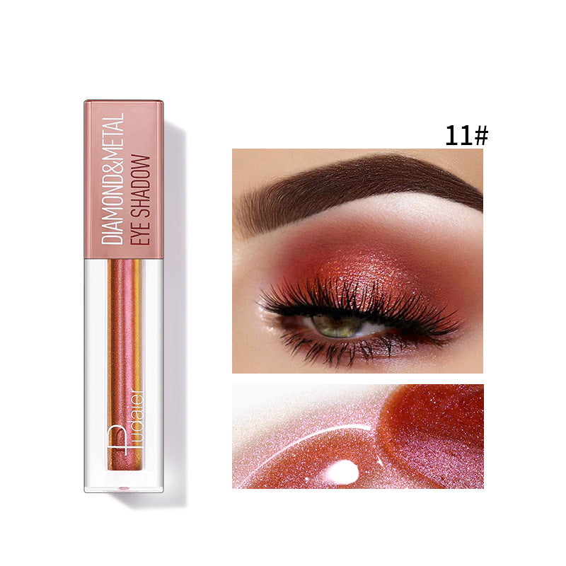 Liquid Eye Shadow for High-Shine Diamond-Metal Sparkle