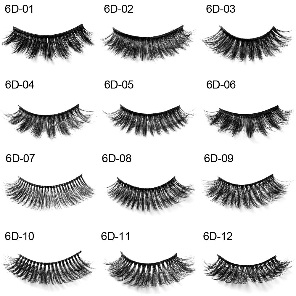 25mm False Eyelashes for Bold Dramatic 3D Eye Volume