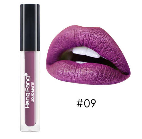 Waterproof Matte Liquid Lipstick – 20 Vivid Shades