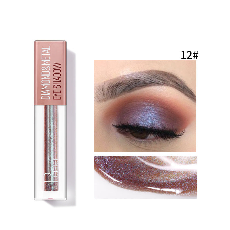 Liquid Eye Shadow for High-Shine Diamond-Metal Sparkle