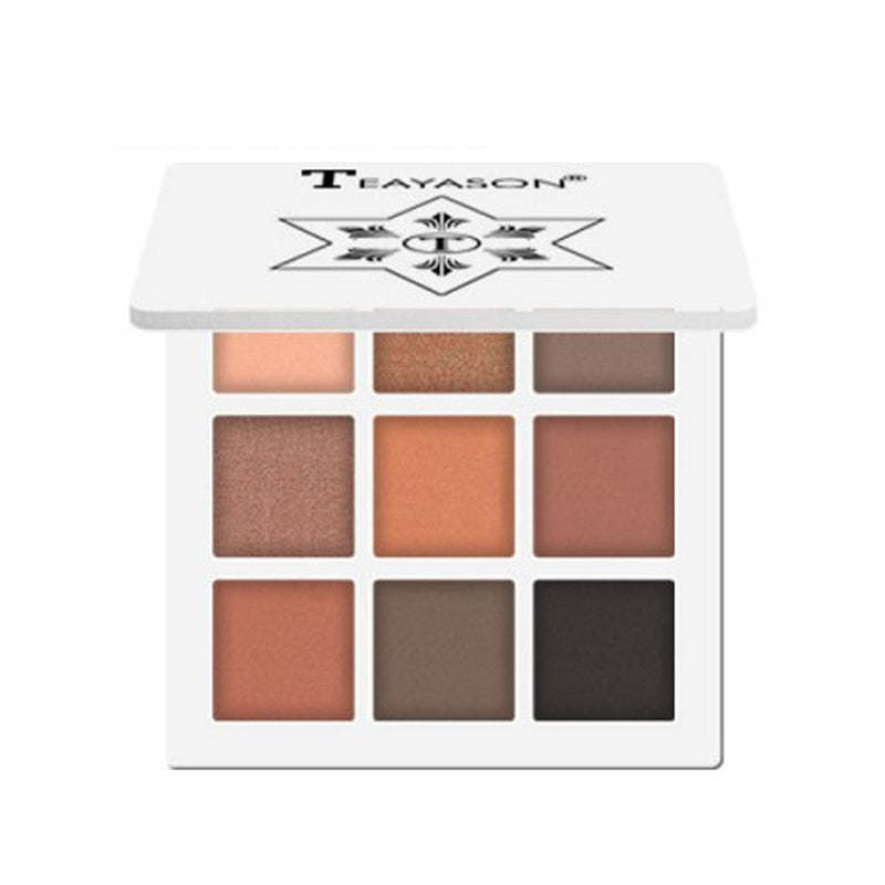9-Color Eyeshadow Palette for Vivid, Bold Eye Looks