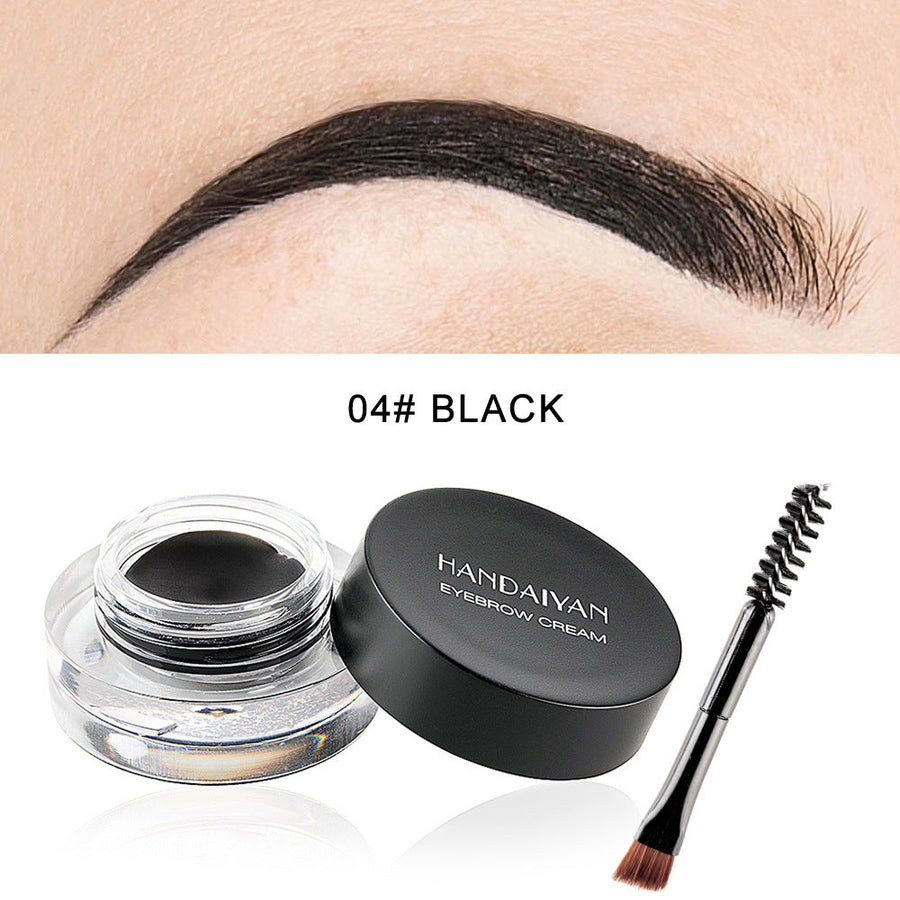 Waterproof Eyebrow Gel & Eyeliner Cream, 12 Colors