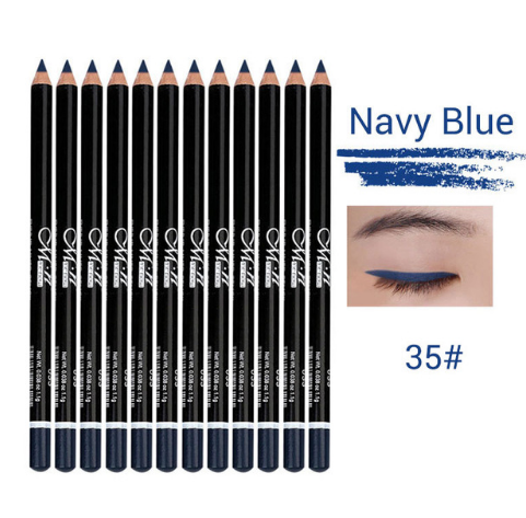 12-Color Waterproof Eyeliner Pencil Set for Bold Looks