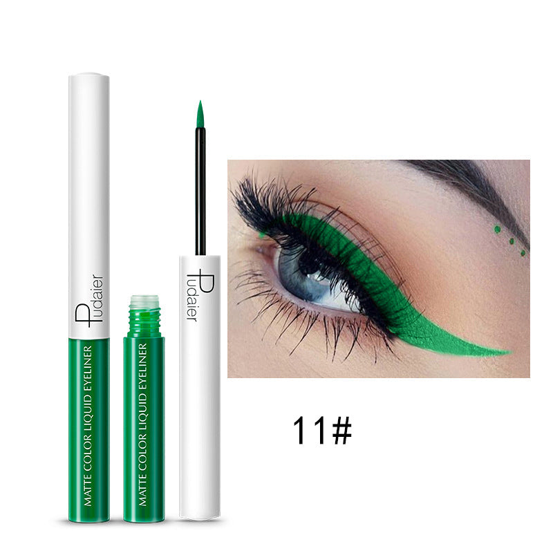 Waterproof Liquid Eyeliner for Precise, Vivid Color Definition