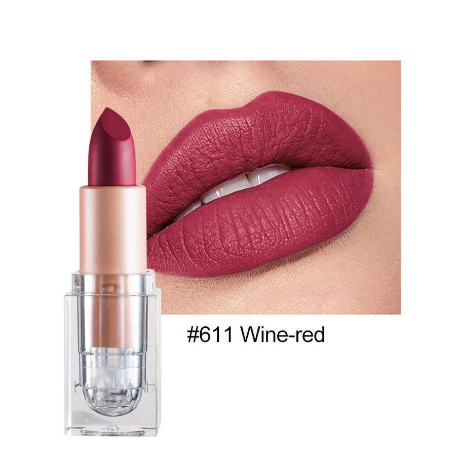 Ice Cube Matte Lipstick Set: Wearable Nude-to-Red Shades