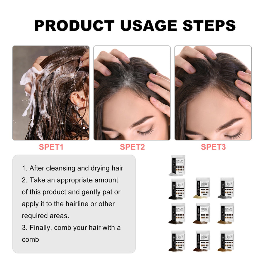 Hairline Powder for Instant Fuller-Looking Hairline