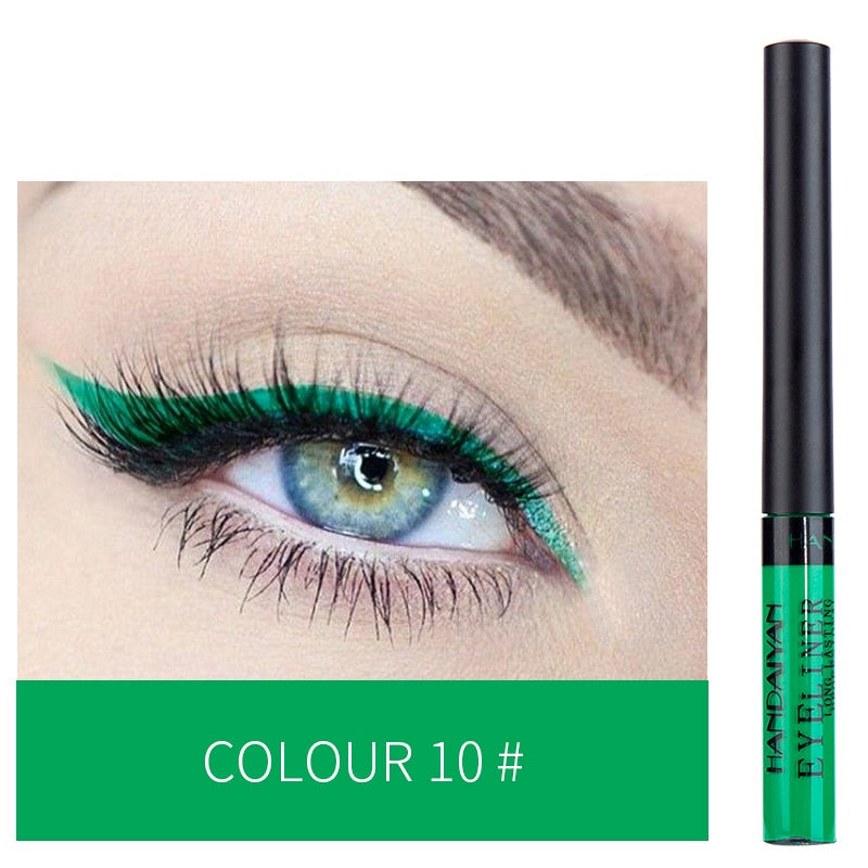 HANDAIYAN 12 Color Liquid Eyeliner Waterproof Set