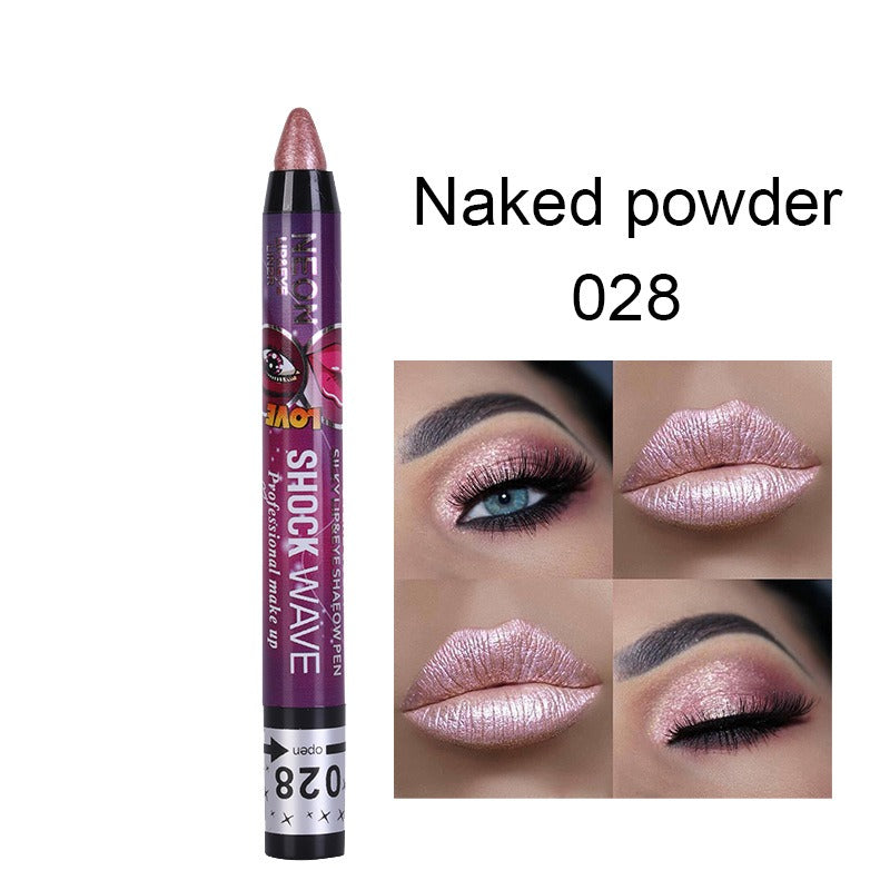 Eye and Lip Pencil Set: 36 Glitter Shades, 2-in-1