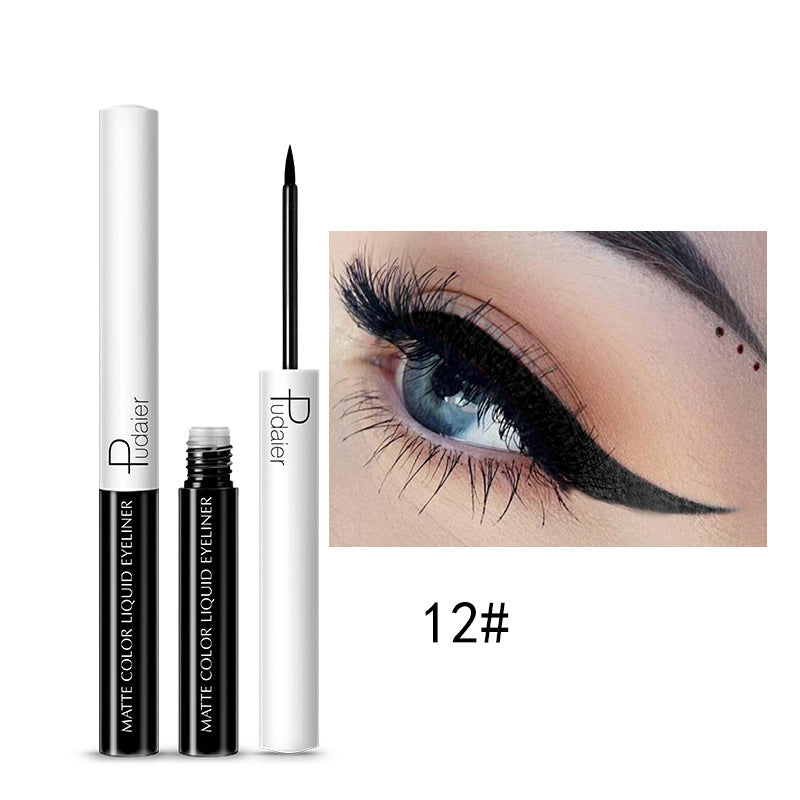 Waterproof Liquid Eyeliner for Precise, Vivid Color Definition
