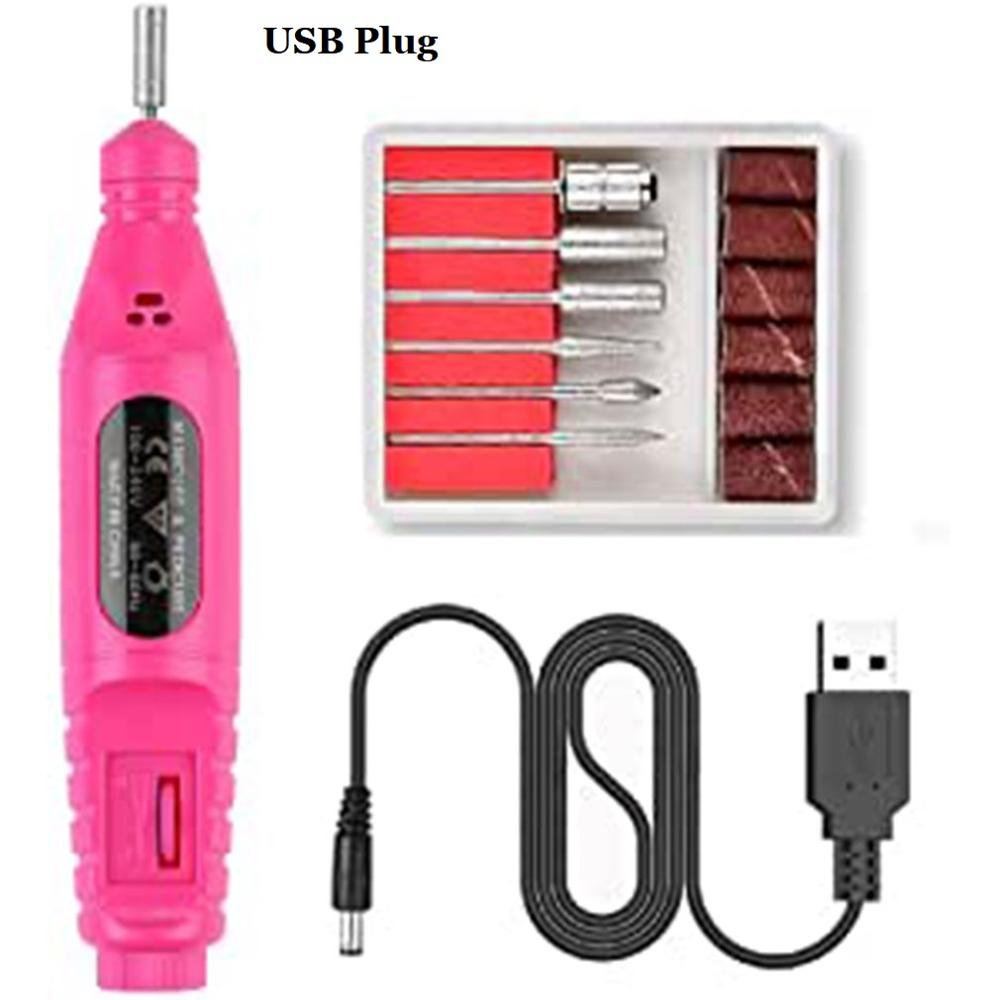 Electric Nail Drill Kit — Fast Gel Removal & Shaping