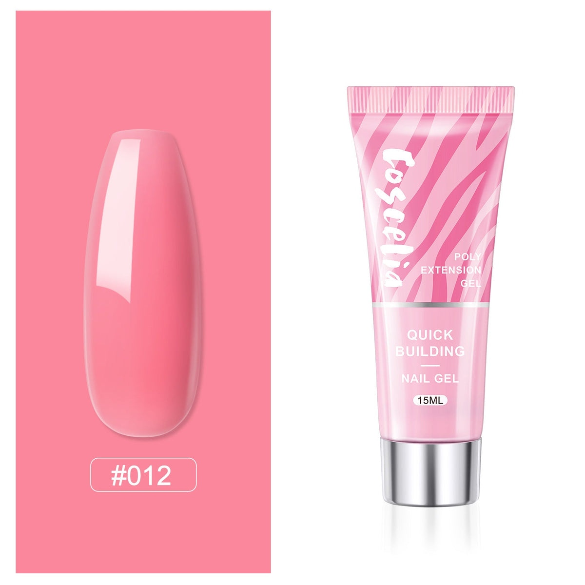 Poly Nail Extension Gel — Crystal-Infused, Quick-Building