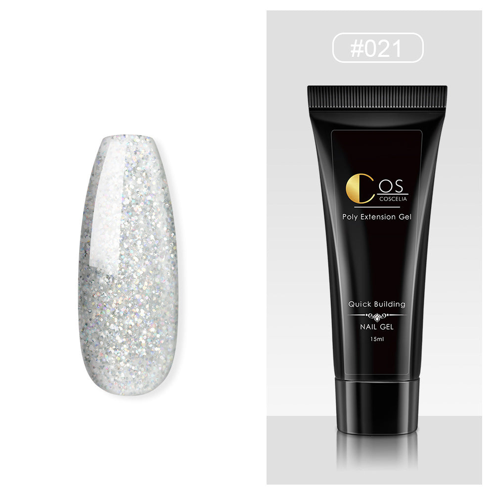Quick-Building Poly Extension Gel — Heat-Activated Ombre