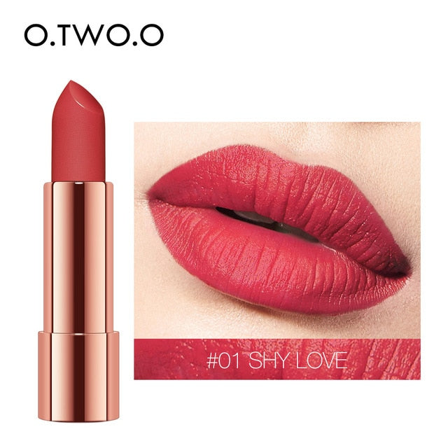 Matte Lipstick Velvet Finish in 12 Expressive Shades
