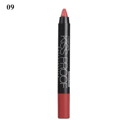 Waterproof Kiss-Proof Lip Pencil Lipstick, Longwear