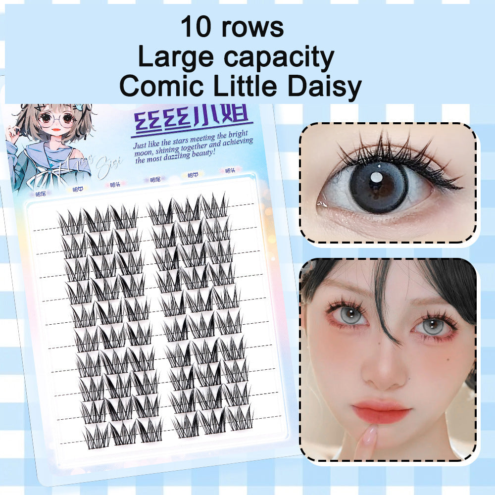 Segmented False Eyelashes for Custom Natural Volume
