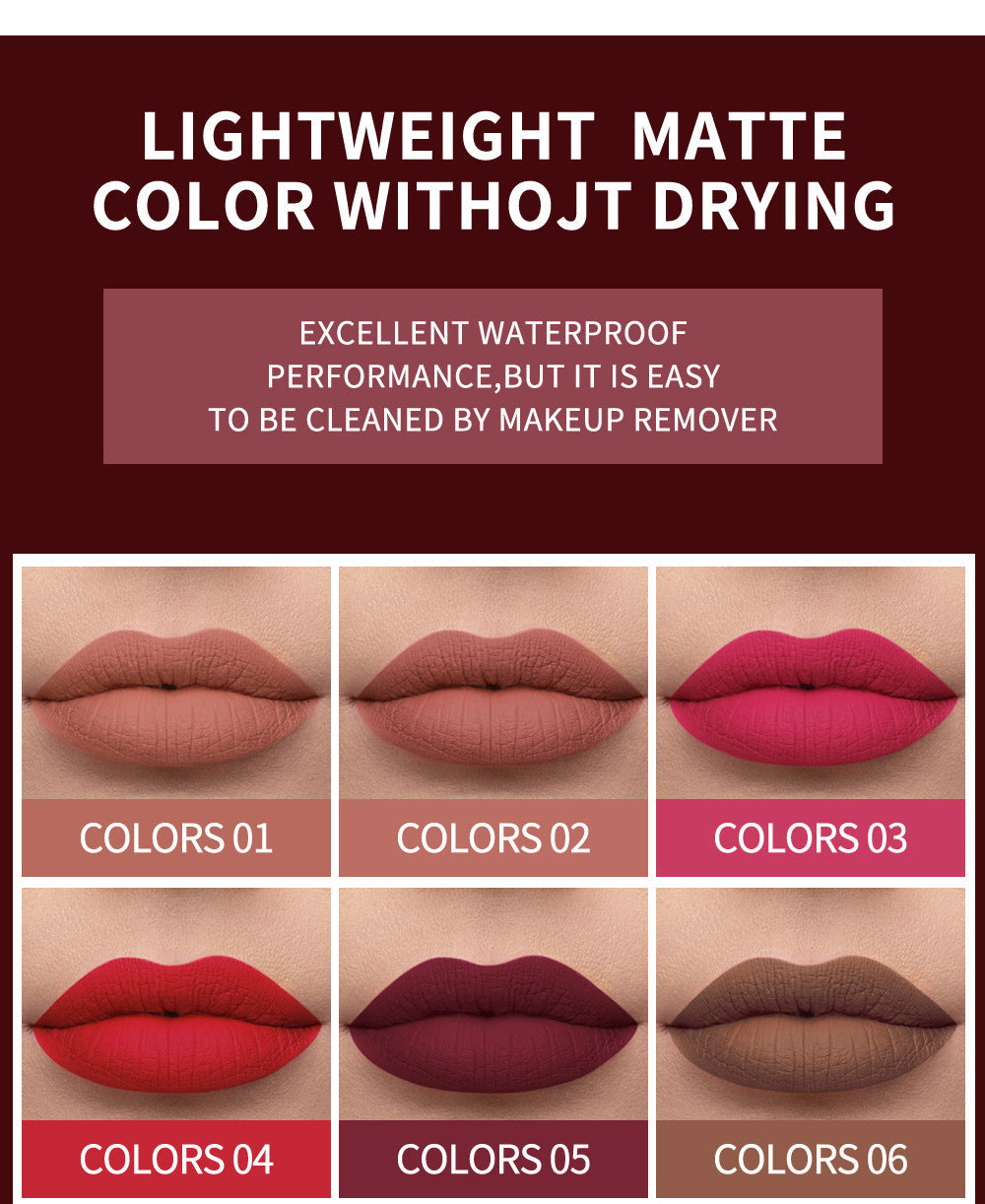 Matte Liquid Lipstick for Velvet Statement Lip Color