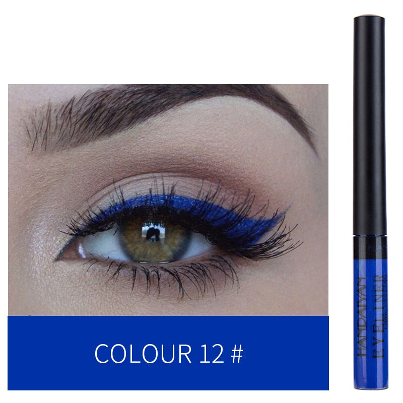 HANDAIYAN 12 Color Liquid Eyeliner Waterproof Set