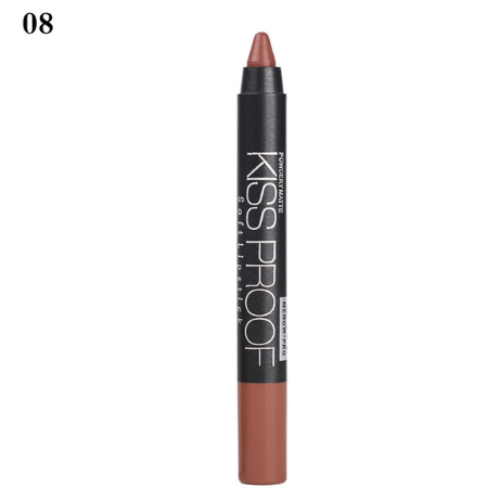 Waterproof Kiss-Proof Lip Pencil Lipstick, Longwear