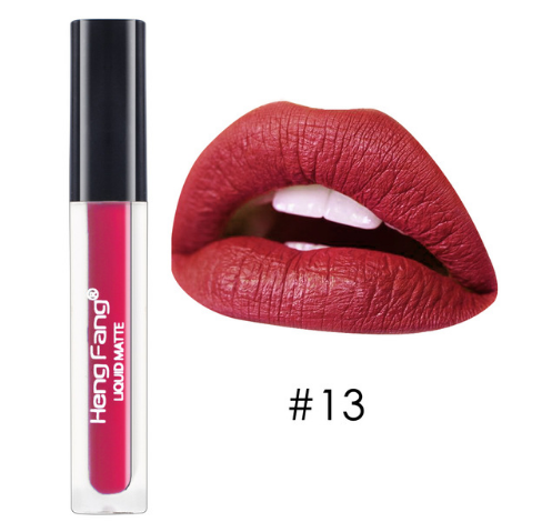 Waterproof Matte Liquid Lipstick – 20 Vivid Shades