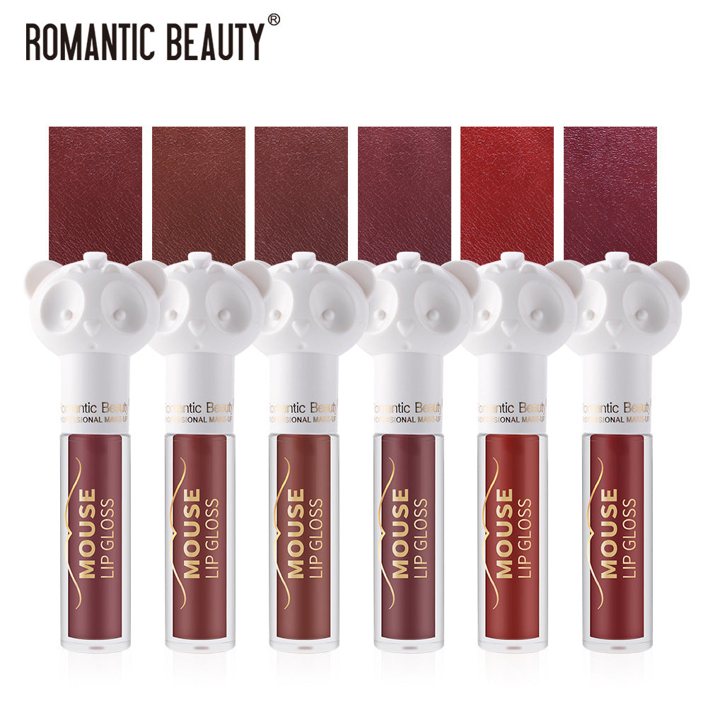 Lip Glaze for Soft-Matte Berry-Toned Color