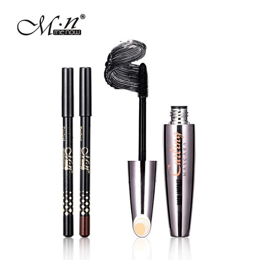 Curling Mascara & Brow Pencil Set for Defined Eyes