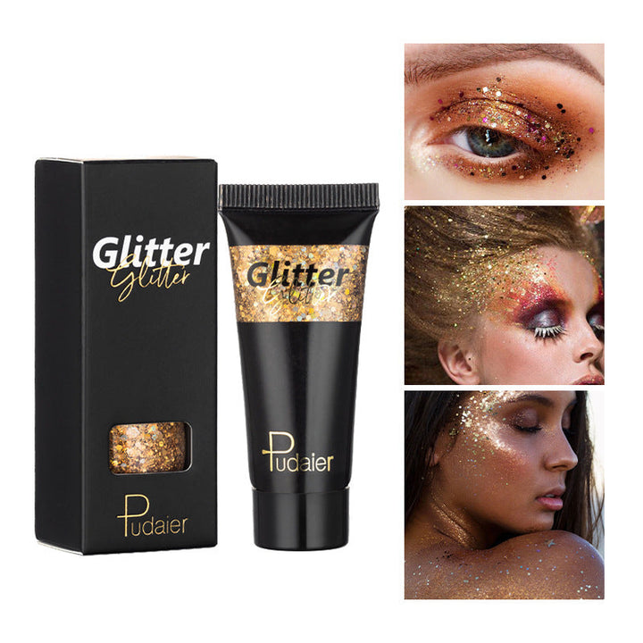 Liquid Glitter Eyeshadow for High-Flash Stage Looks
