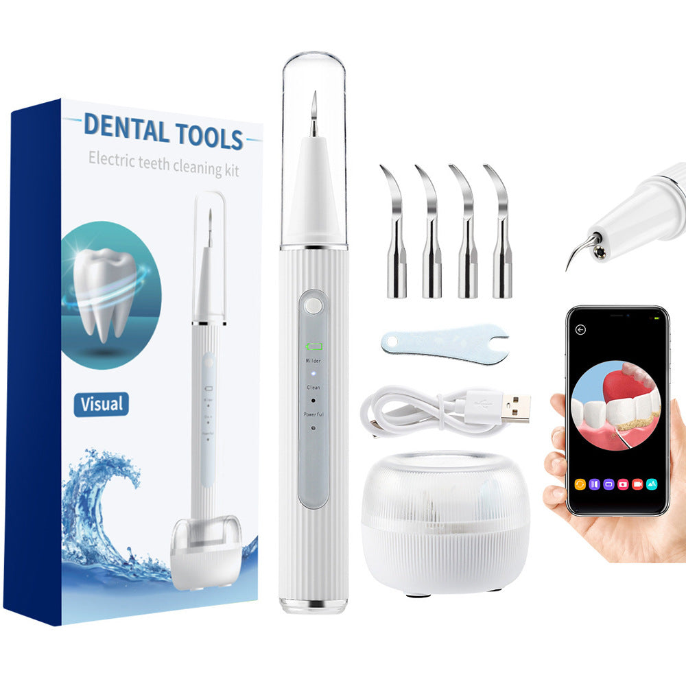 Ultrasonic Dental Cleaner — See & Remove Plaque