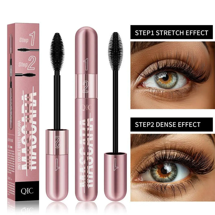 Waterproof Dual-Brush Mascara for Longer, Fuller Lashes