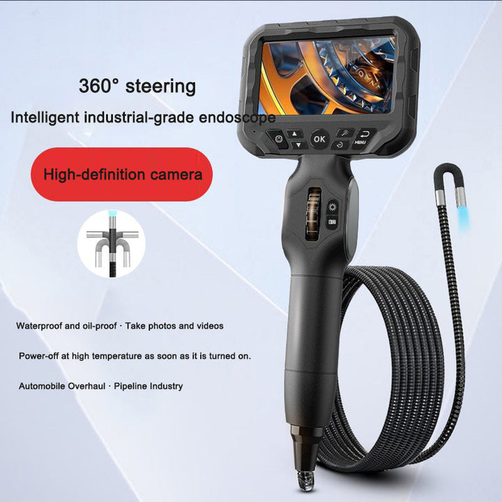Sewer Inspection Camera — 360° Steering Endoscope with IP67