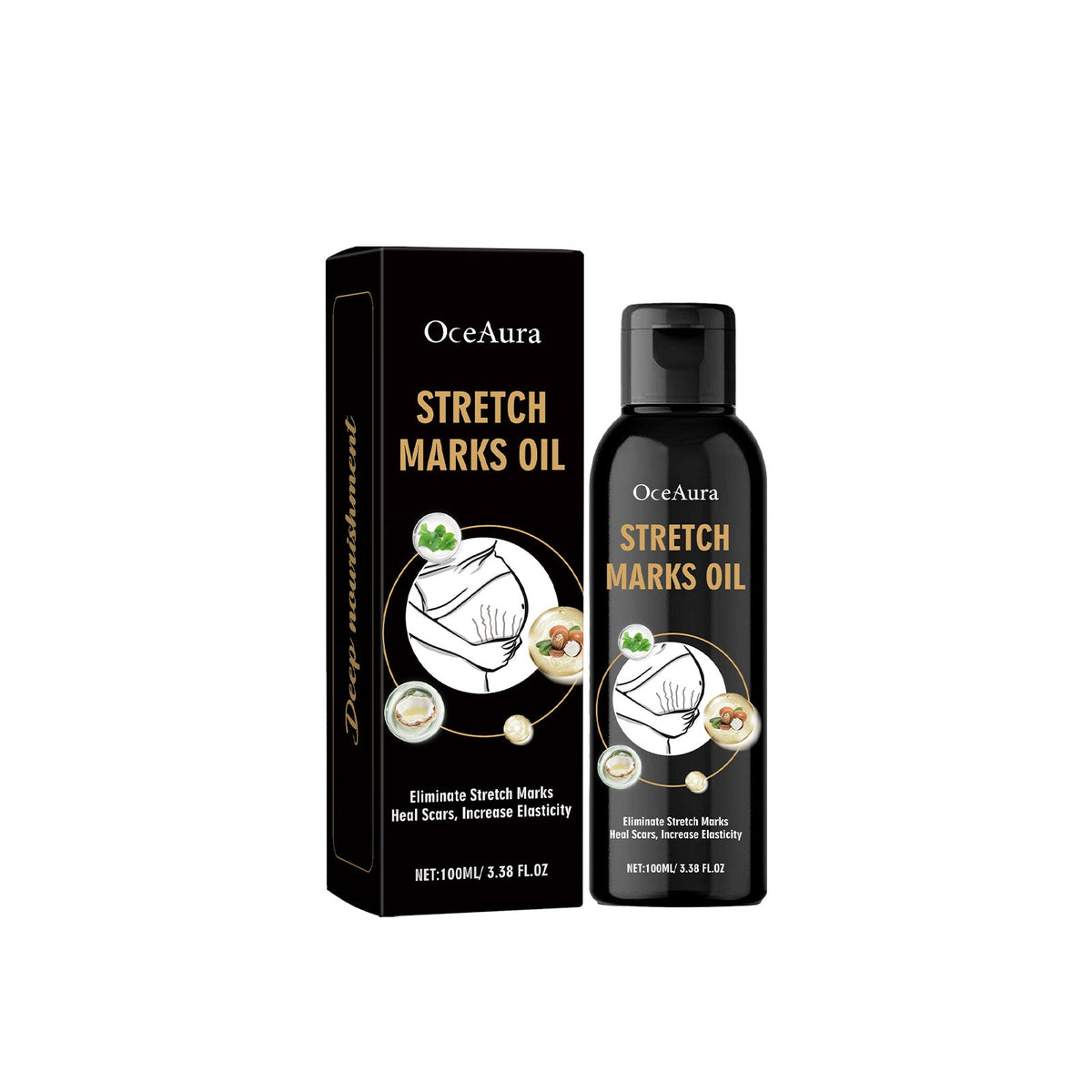 Stretch Mark Oil for Elasticity & Scar Repair 100ml